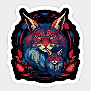 American Bobcat Fathers Day Sticker